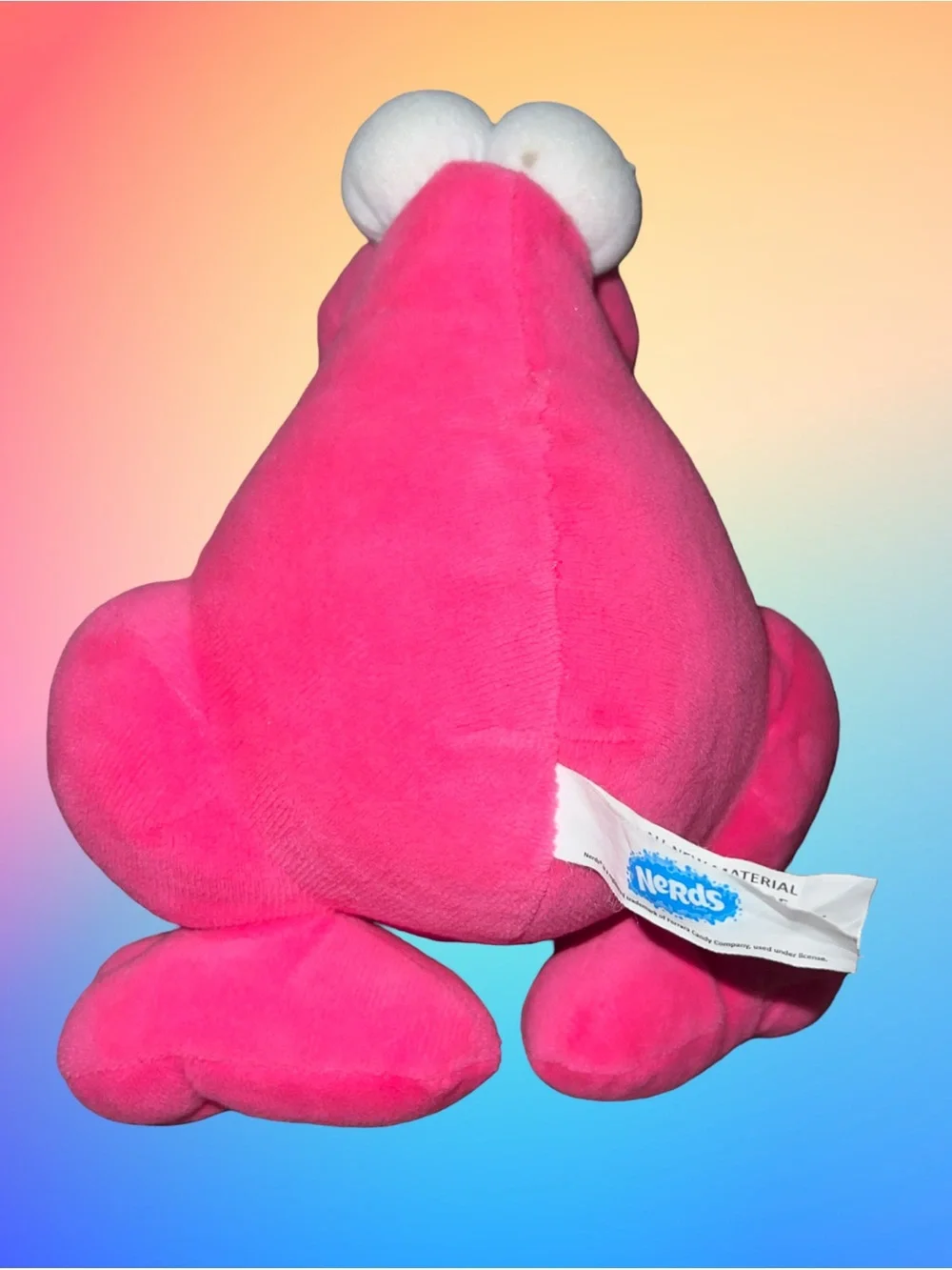 Nerds Candy Mascot Pink Stuffed Plush Character Toy 8”
